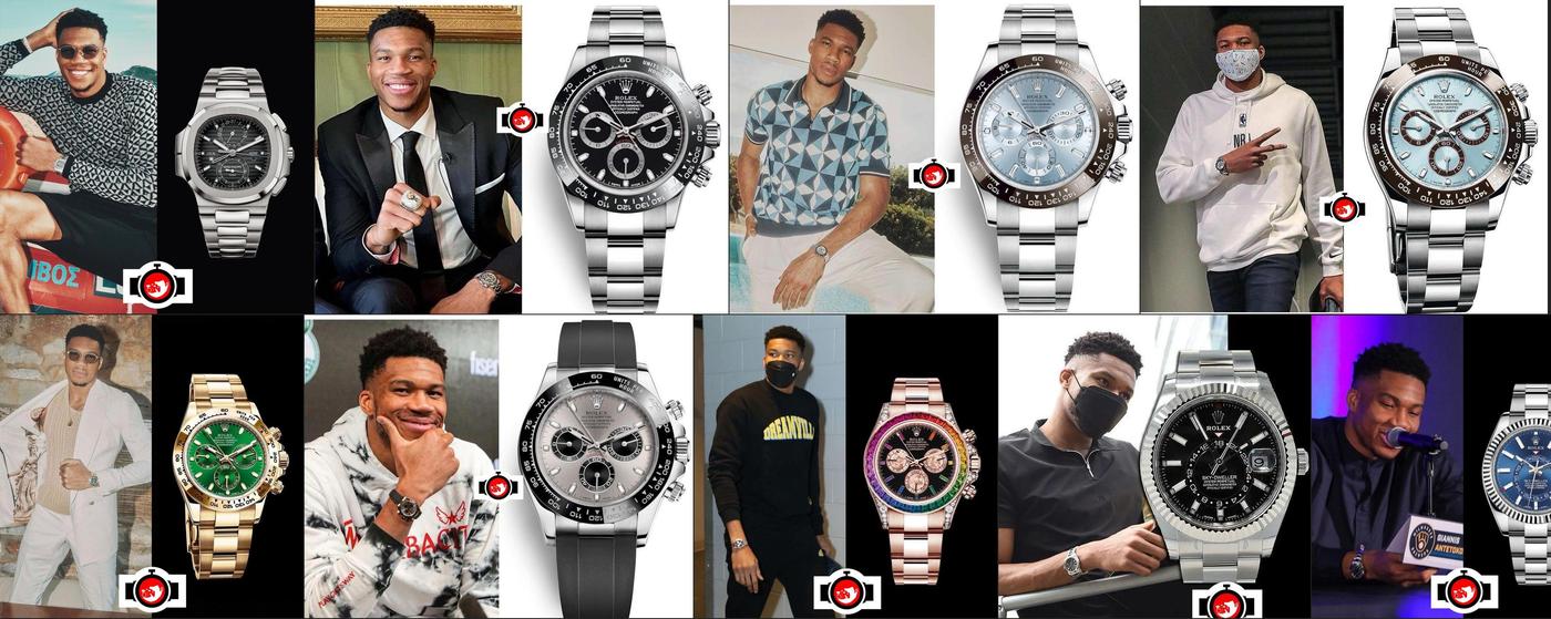 Inside Giannis Antetokounmpo's Impressive Watch Collection 